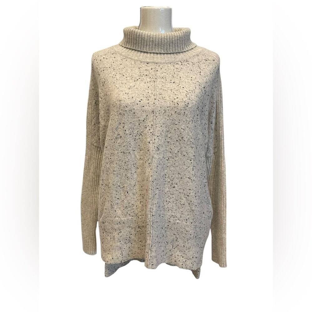 Rag & Bone Speckled Cream CashmereTurtleneck Sweater Size:XS